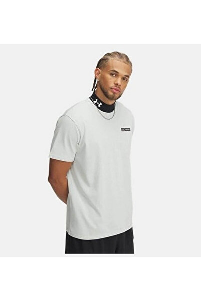 Under Armour Ανδρικό μπλουζάκι UA Heavyweight Label Green 1382831-377