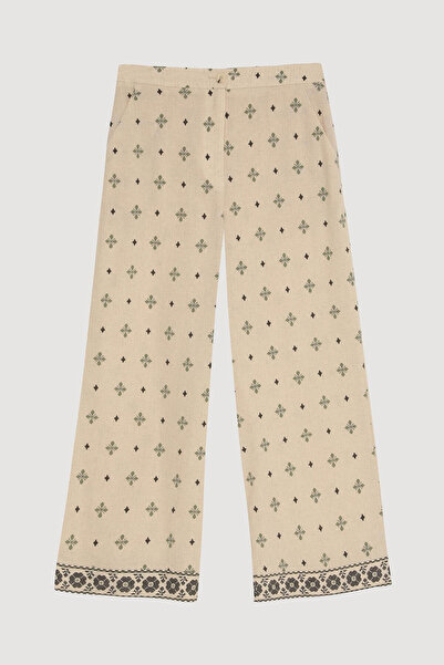 Quzu Kadın Kanvas Pantolon