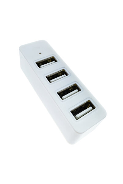 OEM Hub cu 4 porturi USB 2.0 și cablu lung de 10 cm cu conector USB tip A mascul, cu indicator LED