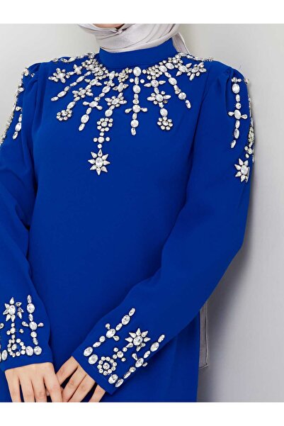 Lioness Life TAŞLI TESETTÜR ELBİSE