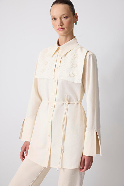 Touché Privé Flower Lace Poplin Shirt