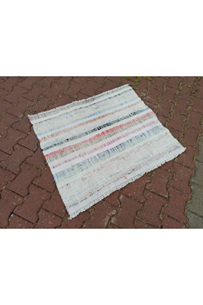 ŞAHMERDANOĞLU 83x100 Cm Toroslarda Dokunmuş Harika Küçük Kilim, Ofis Dekoru-Y...