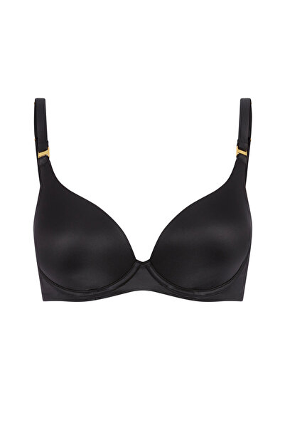 Agent Provocateur حمالة صدر مطبوعة باللون الأسود من Paige، دعم عالي، مريح، ألياف دقيقة إيطالية، دعم جانبي للصدر