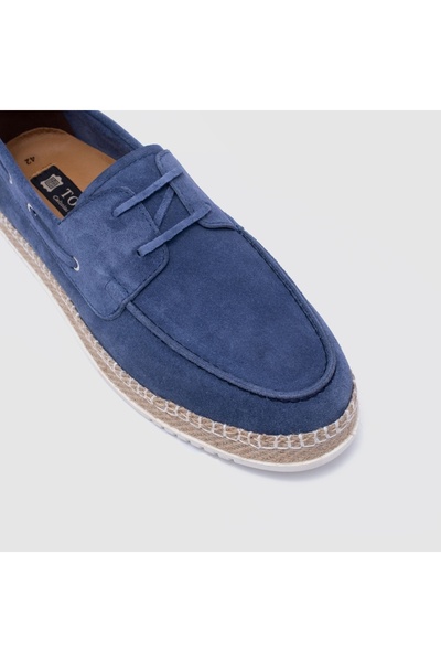 TOGO Mavi Erkek Espadril Loafer Ayakkabı [052306]