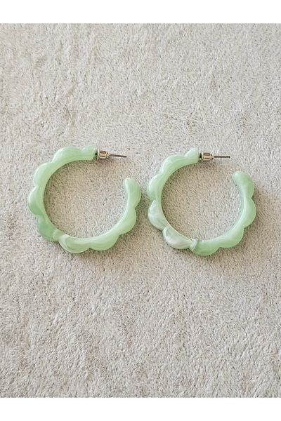 SiestaAccessories Acrylic Hoop Earrings
