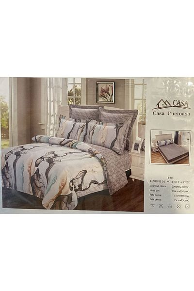 CASA Pucioasa double bed linen set 6 pieces