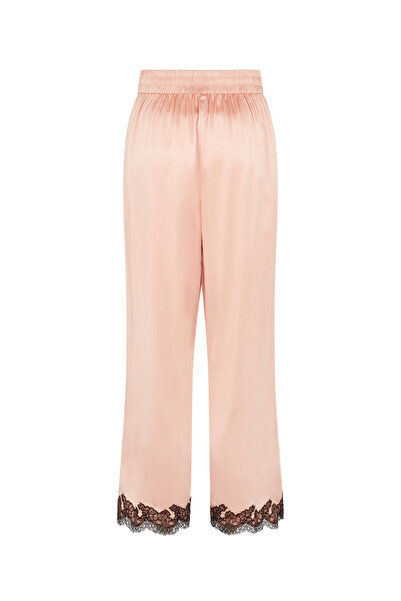 Agent Provocateur Amelea Pembe Yüksek Bel Stretch İpek Saten Pijama Altı Siya...