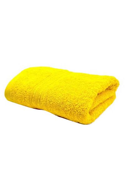 RAHALIFE HOME SOLUTION Soft Cotton Hand Towel Yellow 40x70cm – Ultra-Absorbent & Quick Drying for Daily Use