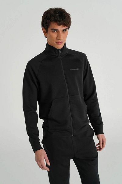 hummel Evon Zip Μαύρο Ανδρικό Φούτερ 921678-2001