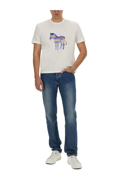 Paul Smith Tricou cu imprimeu zebră