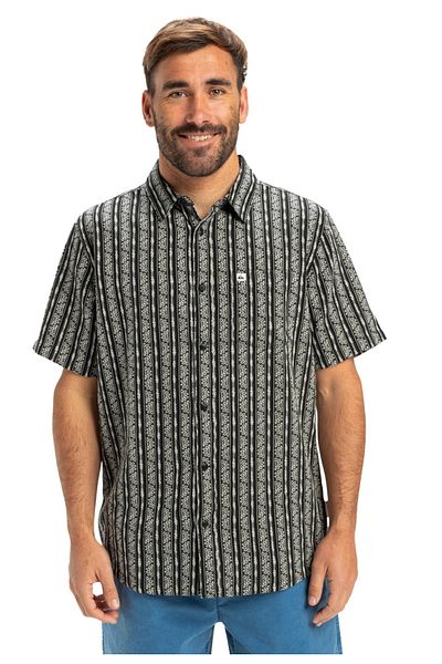 Quiksilver Street Way SS Ανδρικό κοντομάνικο πουκάμισο από οργανικό βαμβάκι – Πολύχρωμο EQYWT04608