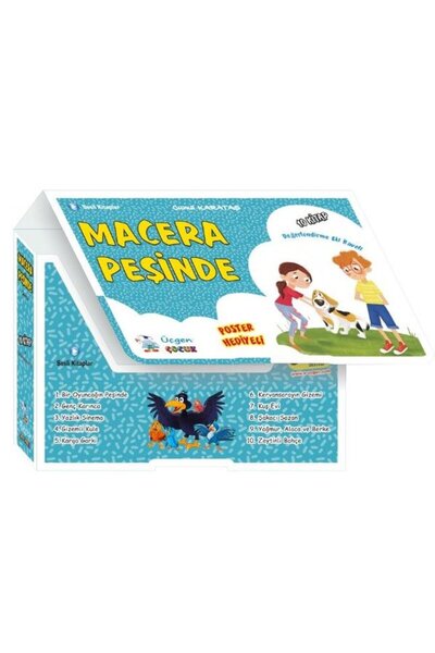 Üçgen Çocuk Macera Peşinde Seti - 10 Kitap Takım - Poster Hediyeli