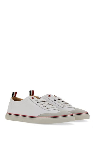 THOM BROWNE Low-Top Leather Sneaker