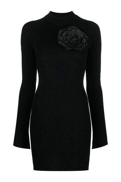 Blumarine Blumarine Jersey +Flower Dress Clothing