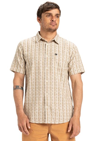 Quiksilver Street Way SS Ανδρικό κοντομάνικο πουκάμισο από οργανικό βαμβάκι – Πολύχρωμο EQYWT04608