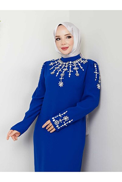 Lioness Life TAŞLI TESETTÜR ELBİSE