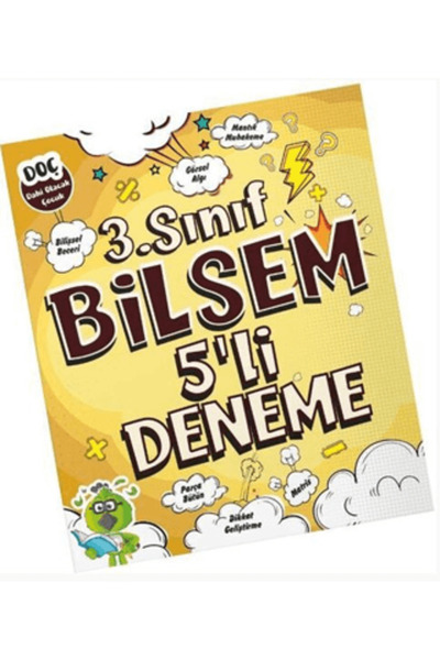Dahi Olacak Çocuk Yayınları 3. Sınıf Bilsem 5'li Deneme