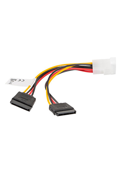 Lanberg Cablu de alimentare de la Molex la 2 SATA, T/M, 0.15 cm