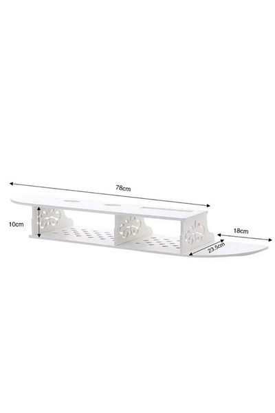 divendi-ro Elegant holder for router and other devices or decorative objects, 100x23cm, white