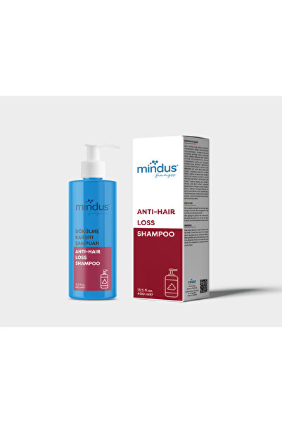 mindus Anti Hair Loss Dökülme Karşıt Şampuan 400ml – Tüm Saçlar
