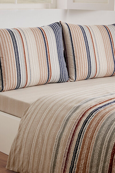 FLORETTA Jute Line Single Duvet Cover Set