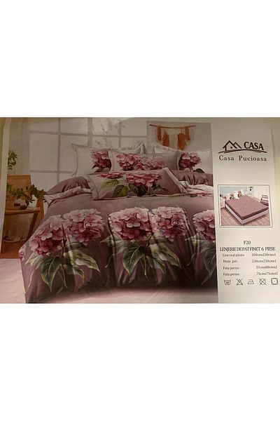 CASA Pucioasa double bed linen set 6 pieces