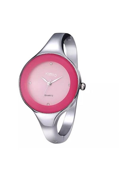 Kimio Elegant Quartz Women's Watch Kimio K101 Pink with Metal Bracelet