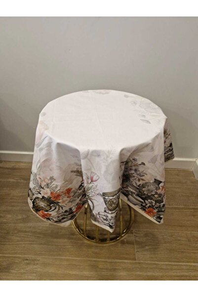 HOME MOD STORE غطاء طاولة فيسكوس مقاس 90 × 90 سم 100% قطن