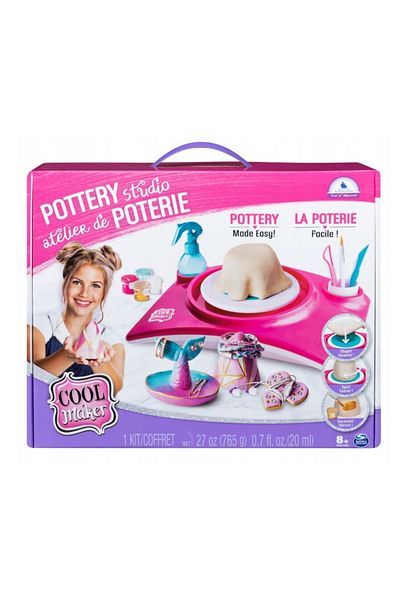 SPIN MASTERR Pottery set with accessories, Cool Maker, Pottery Studio