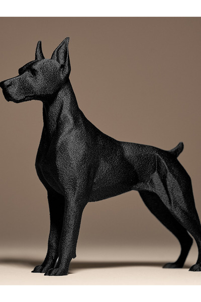 Sizseyy Doberman Biblo Heykel Dekor