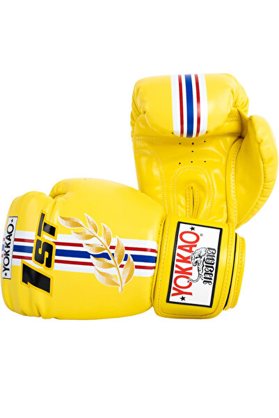 Yokkao First At The Race Yellow Boks, Kick Boks, Muay Thai Eldiveni