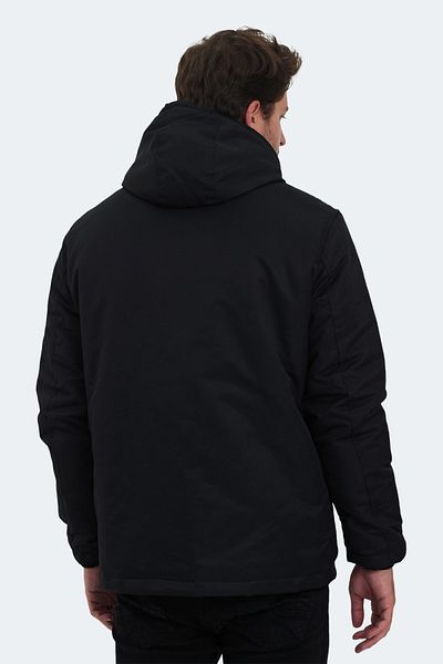 Slazenger Halle Print Men's Coat & Coat Black