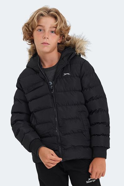 Slazenger Calisto Unisex Children's Coat & Coat Black