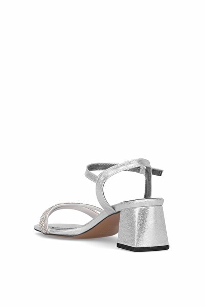 Ayakkabı Fuarı Elite Pm08 K1004 Women's Classic Heeled Shoes Silver