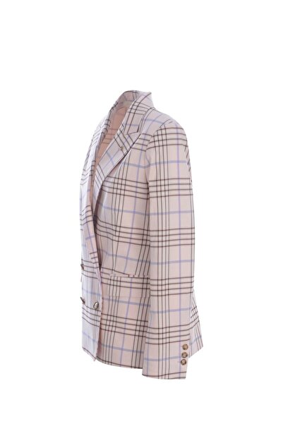 MANUEL RITZ Manuel Ritz Double-Breasted Jacket "Check"