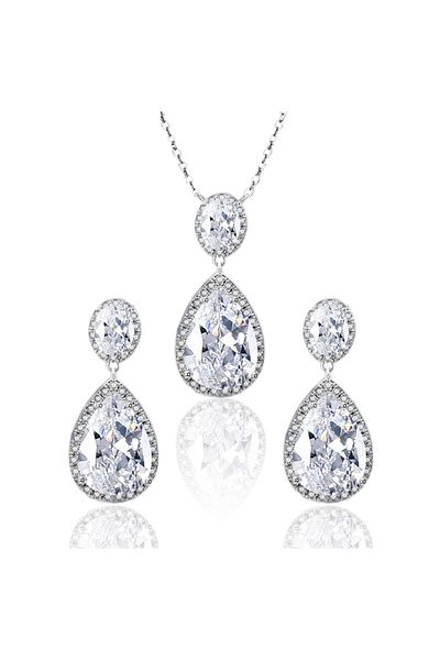 OEM Luxury Water Drop Jewelry Set