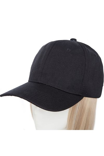 animis beauty Ash Blonde Wig with highlights, bob model, baseball cap style, synthetic fiber with look