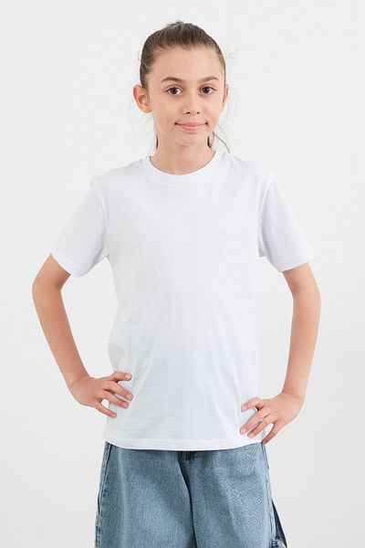 Fulla Moda Tricou pentru copii 100% bumbac Basic unisex