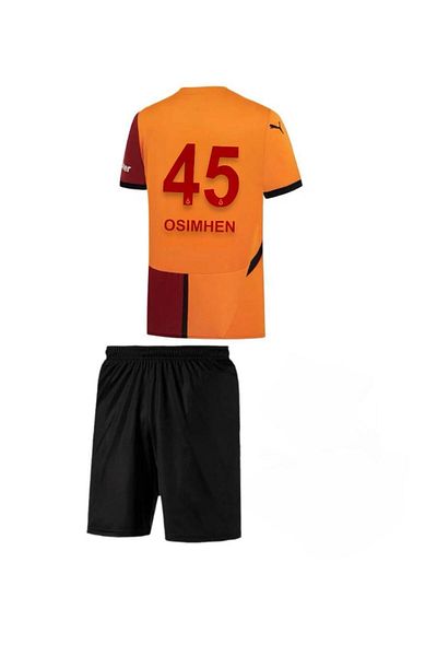 FOLKLORİST Galatasaray//Victor-Osimhen Yellow -Red 24/25 New Season Kids Fan Football Jersey Set of 2