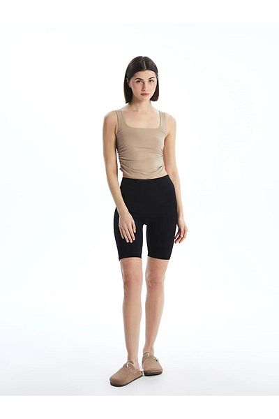 LC Waikiki Lcw Dream Square Neck Crop Women's Tank Top (S5)