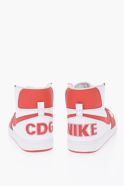 Nike Comme Des Garcons Homme Plus Two-Tone Leather Terminator Hig