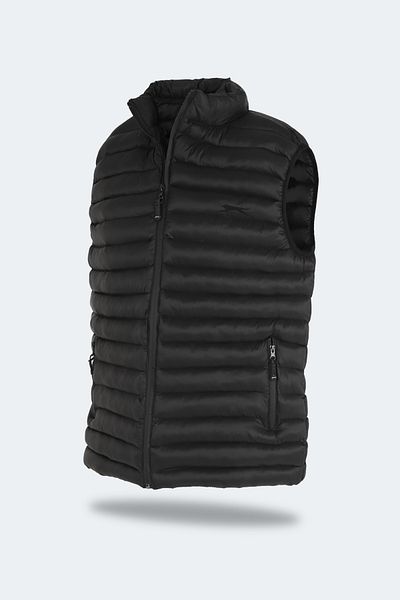 Slazenger Hera Large Size Men's Vest Black