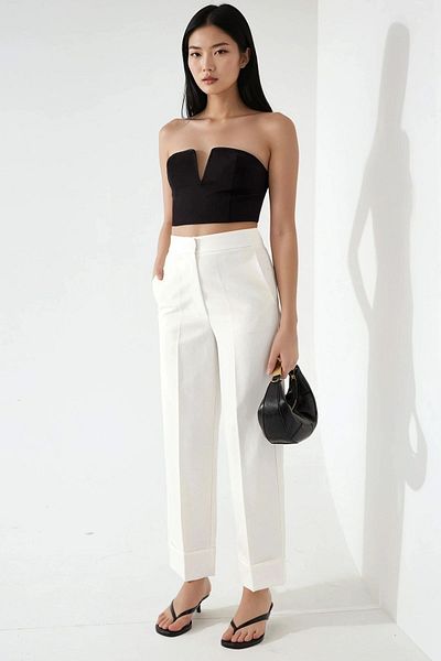 Hiccup Premium Quality Double Layer Carrot Trousers