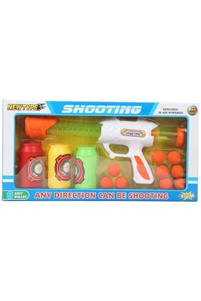 Generic Plastic Ball With Soft Balls Air Pressure Safe For Kids 42x21x6 - Multi Color