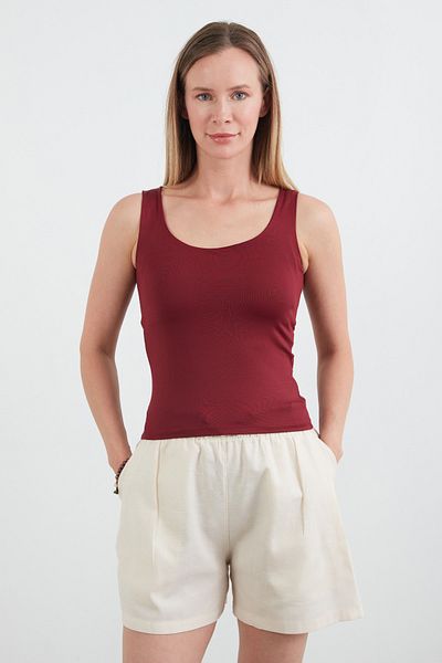 Fulla Moda Basic U Collar Body
