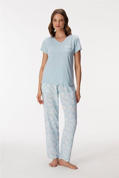 Anıl ANIL MAN11351 Set tricou și pantaloni pentru femei