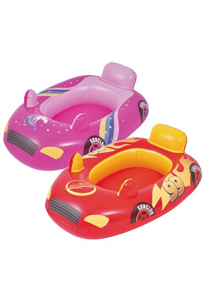 Luxi Inflatable Boat for Children - 86x60 cm, 3-4 Years, 2 Random Colors, Inflatable Comfort Floor, Tra