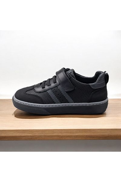 JOJO KIDS pantofi de școală unisex pentru copii, piele de bivol autentică în interior și exterior, ortopedici și suport spate, impermeabili
