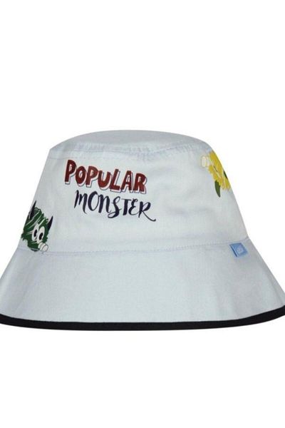 Zekids Baby Boy Fedora Monster Written Hat for Ages 1-3