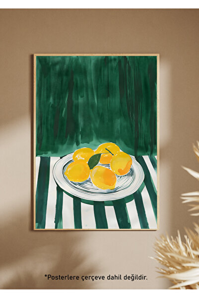 One Little Happiness Αφίσα LEMON Αισθητική αφίσα τοίχου, αφίσα χωρίς πλαίσιο